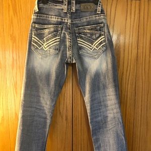 Men Buckle Black jeans